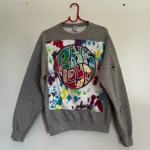 Pink Floyd Tie Dye Graphic Sweater